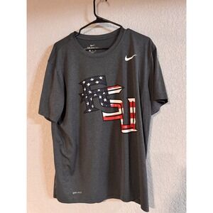 Nike Dri-FIT Florida State Seminoles Patriotic FSU T-Shirt Men's XL Athletic Cut